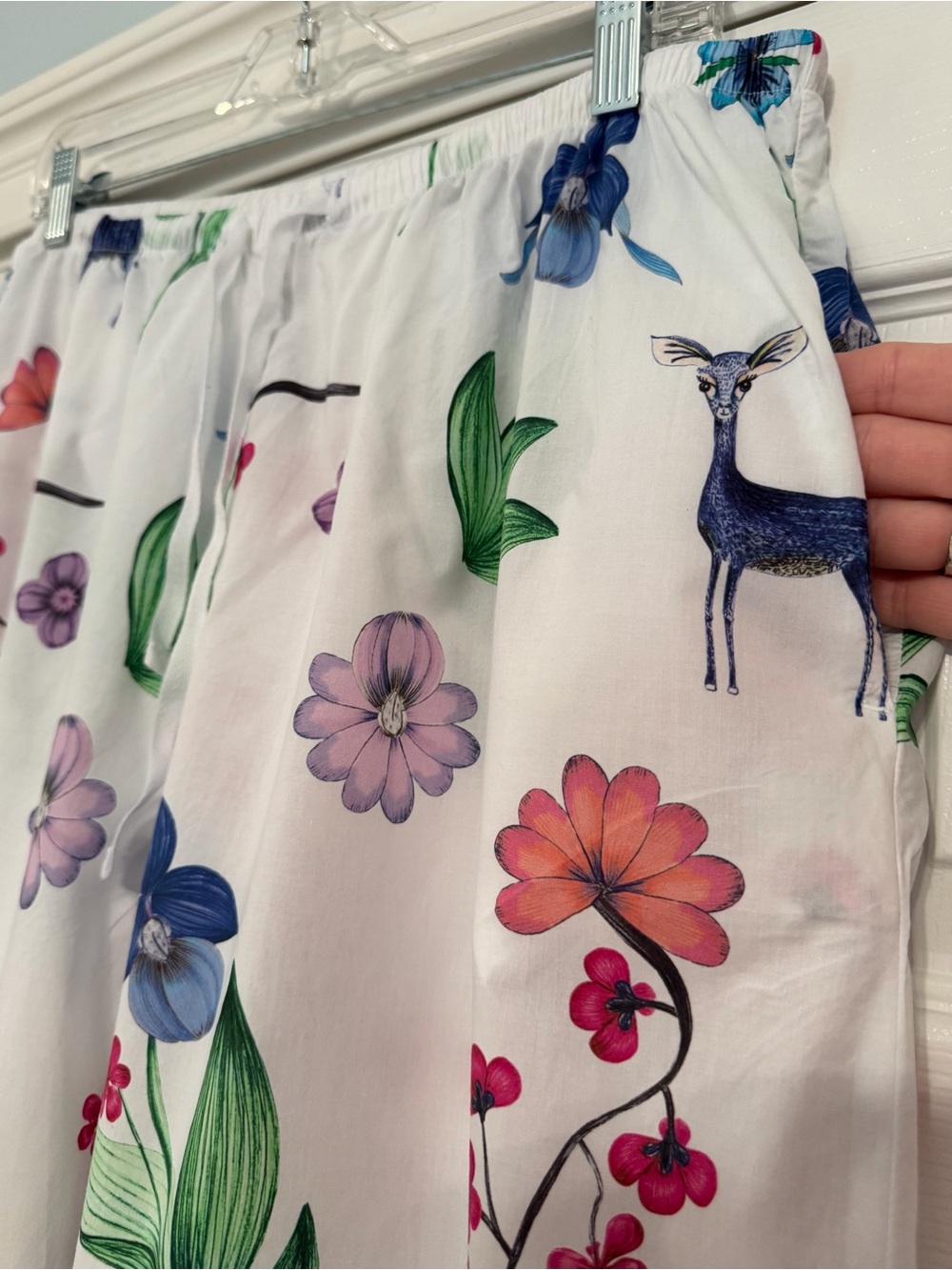 LIKE NEW The Cat’s Pajamas Oh Deer PJs 100% Luxe Pima Cotton XL - Picture 13 of 16